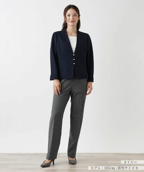 Leilian / レリアン テーラードジャケット | 洗えるきれいめジャケット【Leilian WHITE LABEL】 | 詳細4