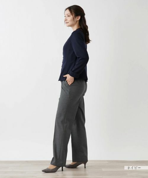 Leilian / レリアン テーラードジャケット | 洗えるきれいめジャケット【Leilian WHITE LABEL】 | 詳細5