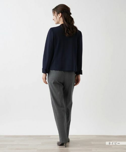 Leilian / レリアン テーラードジャケット | 洗えるきれいめジャケット【Leilian WHITE LABEL】 | 詳細6