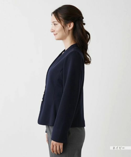 Leilian / レリアン テーラードジャケット | 洗えるきれいめジャケット【Leilian WHITE LABEL】 | 詳細8