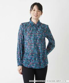 Leilian / レリアン シャツ・ブラウス | フラワープリントシャツ