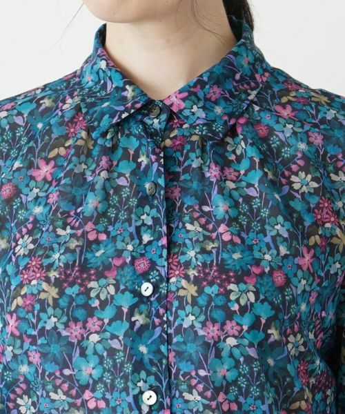 Leilian / レリアン シャツ・ブラウス | フラワープリントシャツ | 詳細10