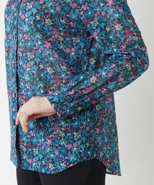 Leilian / レリアン シャツ・ブラウス | フラワープリントシャツ | 詳細12