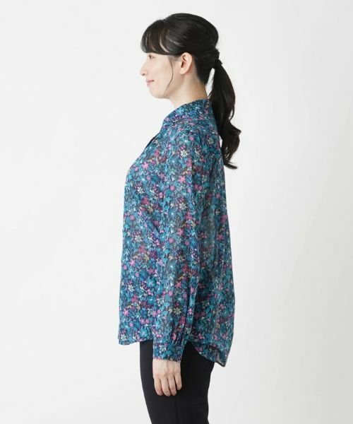 Leilian / レリアン シャツ・ブラウス | フラワープリントシャツ | 詳細8