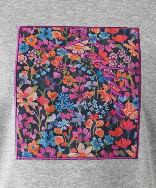 Leilian / レリアン Tシャツ | フラワーモチーフＴシャツ | 詳細14