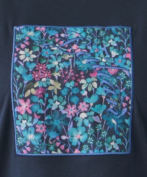Leilian / レリアン Tシャツ | フラワーモチーフＴシャツ | 詳細15
