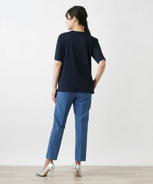 Leilian / レリアン Tシャツ | フラワーモチーフＴシャツ | 詳細6