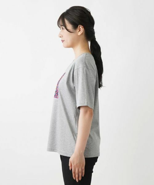 Leilian / レリアン Tシャツ | フラワーモチーフＴシャツ | 詳細8