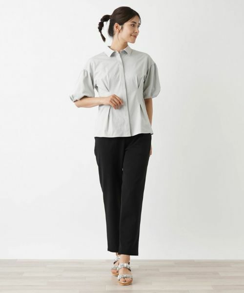 Leilian / レリアン シャツ・ブラウス | 洗えるパフスリーブブラウス【Leilian WHITE LABEL】 | 詳細1