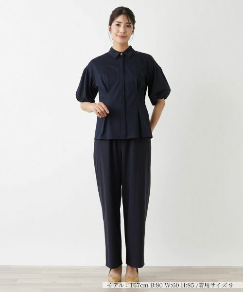 Leilian / レリアン シャツ・ブラウス | 洗えるパフスリーブブラウス【Leilian WHITE LABEL】 | 詳細4