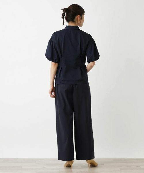 Leilian / レリアン シャツ・ブラウス | 洗えるパフスリーブブラウス【Leilian WHITE LABEL】 | 詳細6