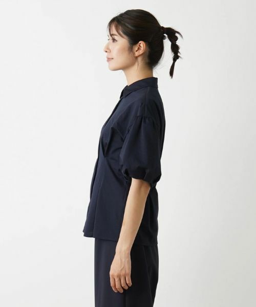 Leilian / レリアン シャツ・ブラウス | 洗えるパフスリーブブラウス【Leilian WHITE LABEL】 | 詳細8