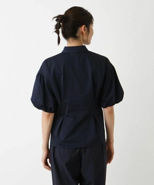 Leilian / レリアン シャツ・ブラウス | 洗えるパフスリーブブラウス【Leilian WHITE LABEL】 | 詳細9