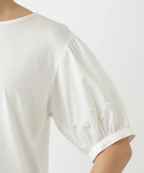 Leilian / レリアン カットソー | パール５分袖カットソー | 詳細9