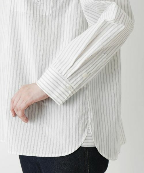 Leilian / レリアン シャツ・ブラウス | ストライプシャツ | 詳細10