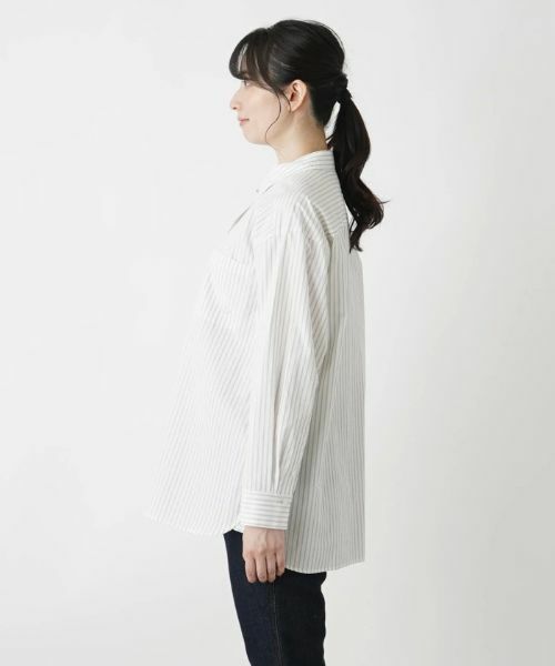 Leilian / レリアン シャツ・ブラウス | ストライプシャツ | 詳細5