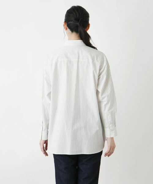 Leilian / レリアン シャツ・ブラウス | ストライプシャツ | 詳細6