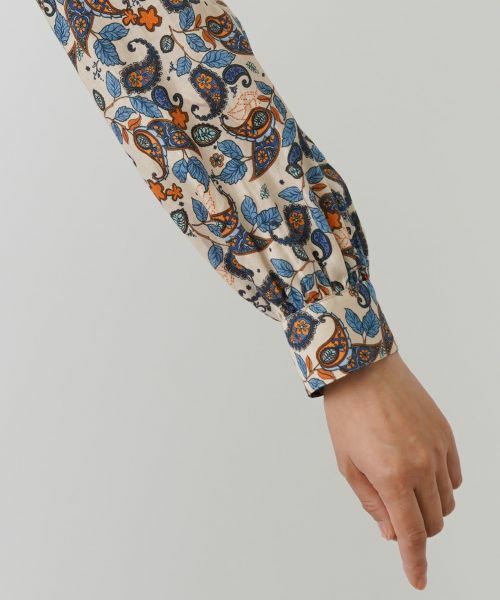 Leilian / レリアン シャツ・ブラウス | ペイズリー柄シャツブラウス | 詳細10