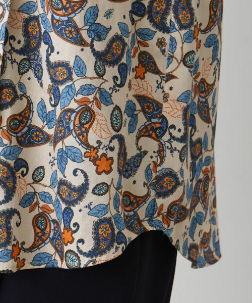 Leilian / レリアン シャツ・ブラウス | ペイズリー柄シャツブラウス | 詳細11