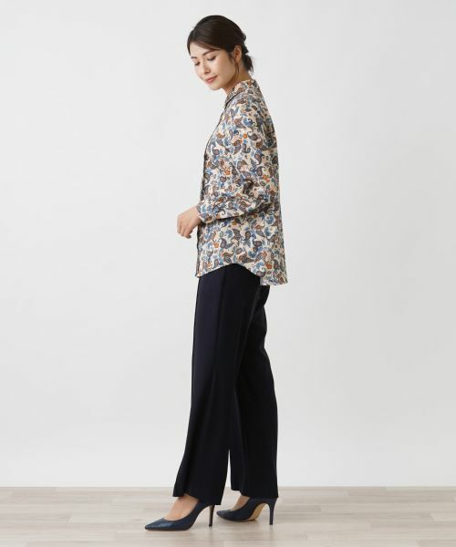 Leilian / レリアン シャツ・ブラウス | ペイズリー柄シャツブラウス | 詳細2