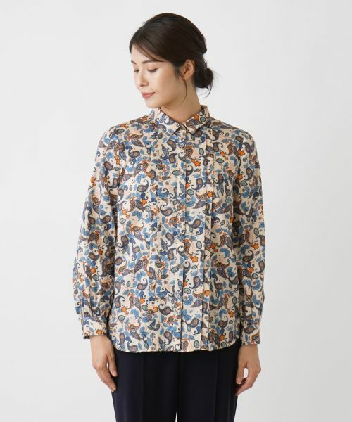 Leilian / レリアン シャツ・ブラウス | ペイズリー柄シャツブラウス | 詳細4