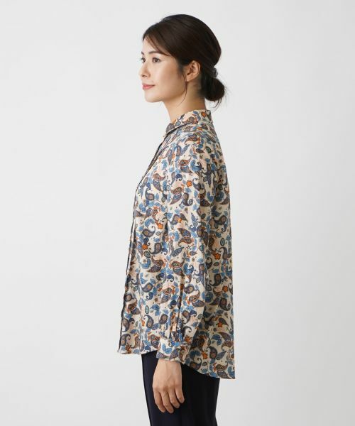 Leilian / レリアン シャツ・ブラウス | ペイズリー柄シャツブラウス | 詳細5