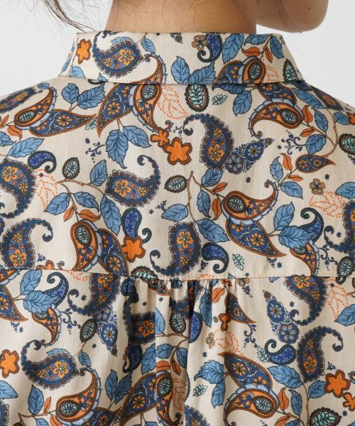 Leilian / レリアン シャツ・ブラウス | ペイズリー柄シャツブラウス | 詳細8