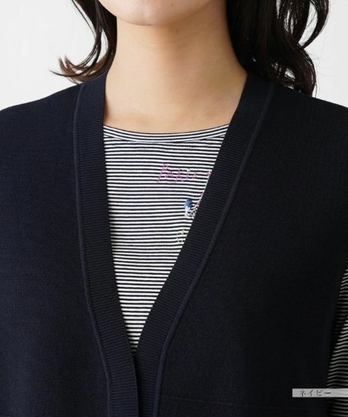 Leilian / レリアン テーラードジャケット | Vネックロングベスト【Leilian WHITE LABEL】 | 詳細10