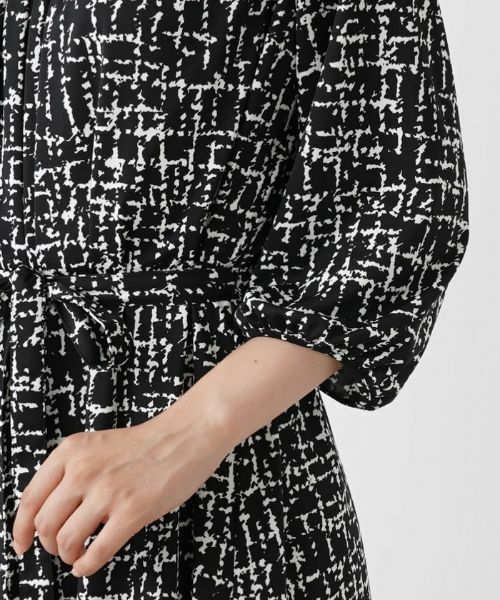 Leilian / レリアン ドレス | 洗える総柄ワンピース | 詳細10