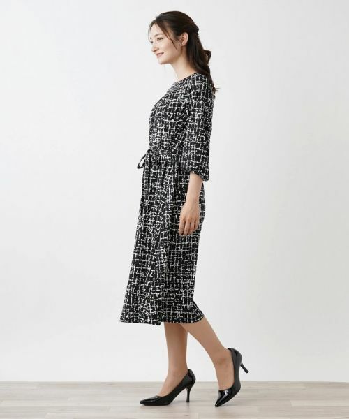 Leilian / レリアン ドレス | 洗える総柄ワンピース | 詳細2