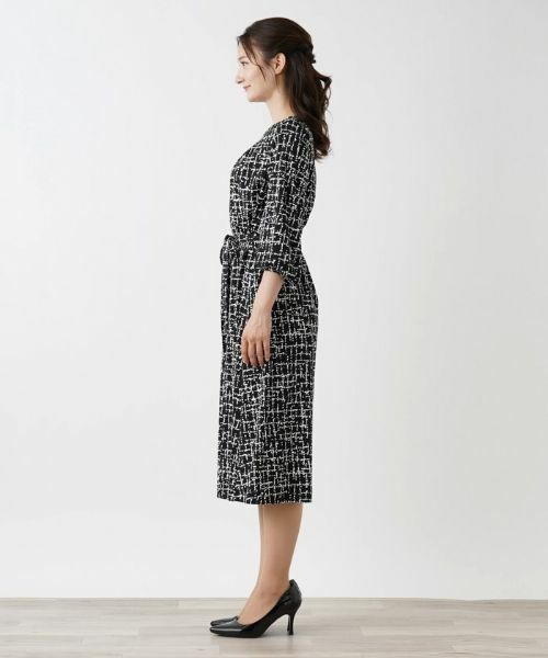 Leilian / レリアン ドレス | 洗える総柄ワンピース | 詳細6