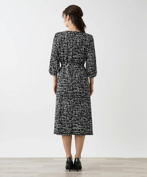 Leilian / レリアン ドレス | 洗える総柄ワンピース | 詳細7