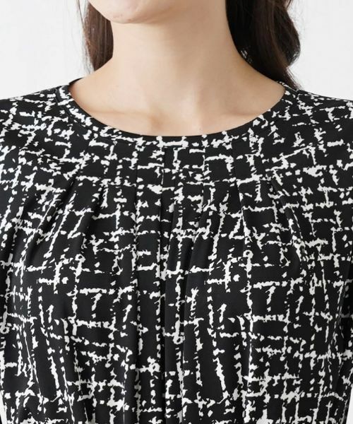 Leilian / レリアン ドレス | 洗える総柄ワンピース | 詳細8