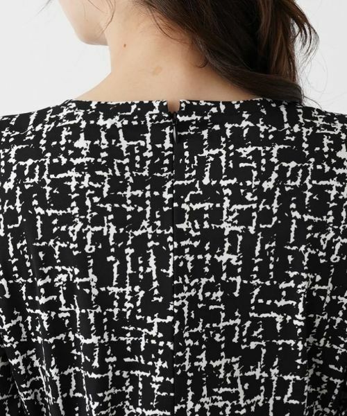 Leilian / レリアン ドレス | 洗える総柄ワンピース | 詳細9