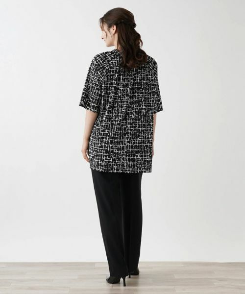 Leilian / レリアン シャツ・ブラウス | 洗える総柄ブラウス | 詳細3