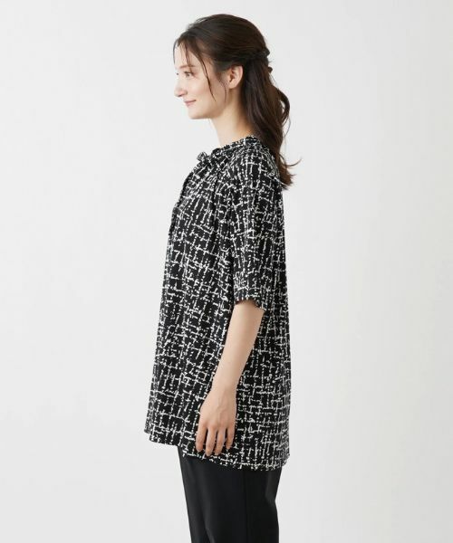 Leilian / レリアン シャツ・ブラウス | 洗える総柄ブラウス | 詳細5