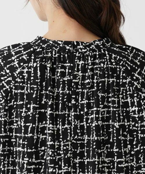 Leilian / レリアン シャツ・ブラウス | 洗える総柄ブラウス | 詳細8