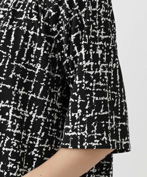 Leilian / レリアン シャツ・ブラウス | 洗える総柄ブラウス | 詳細9