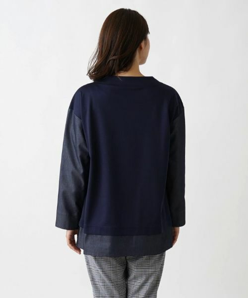 Leilian / レリアン カットソー | ドッキングプルオーバー | 詳細6