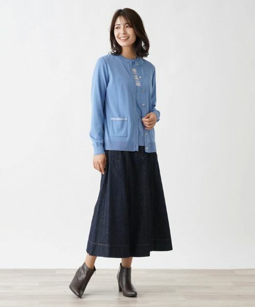 Leilian / レリアン カーディガン・ボレロ | クルーネックカーディガン | 詳細1