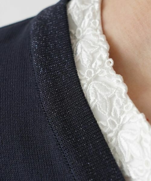 Leilian / レリアン カーディガン・ボレロ | 洗えるパールボタンカーディガン | 詳細12
