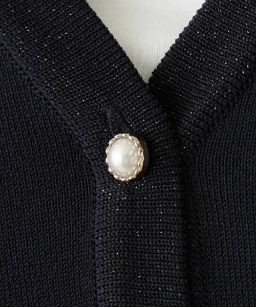 Leilian / レリアン カーディガン・ボレロ | 洗えるパールボタンカーディガン | 詳細13