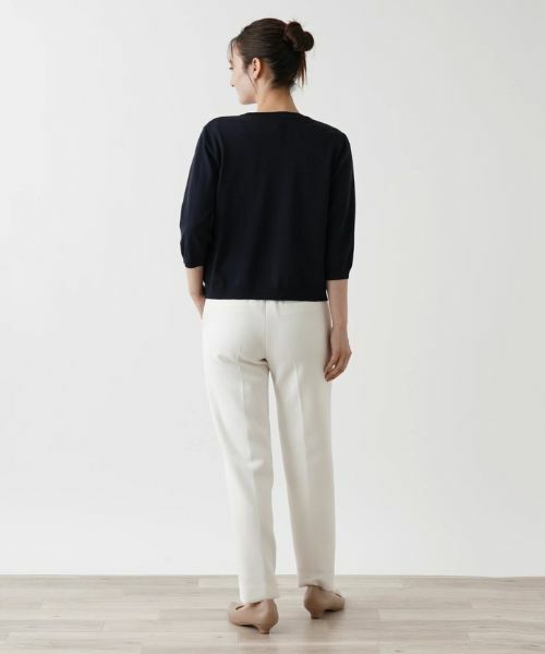 Leilian / レリアン カーディガン・ボレロ | 洗えるパールボタンカーディガン | 詳細6