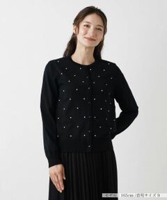 Leilian / レリアン カーディガン・ボレロ | 洗えるクルーネックカーディガン