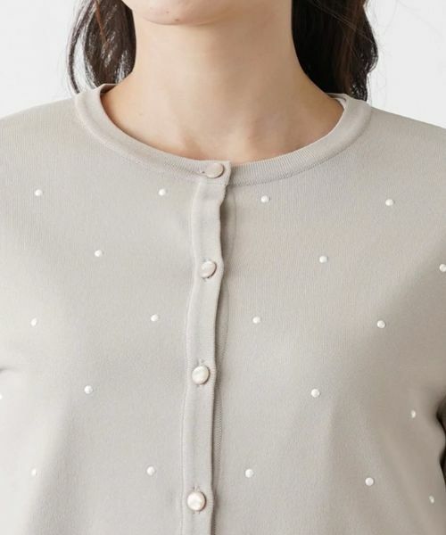 Leilian / レリアン カーディガン・ボレロ | 洗えるクルーネックカーディガン | 詳細10