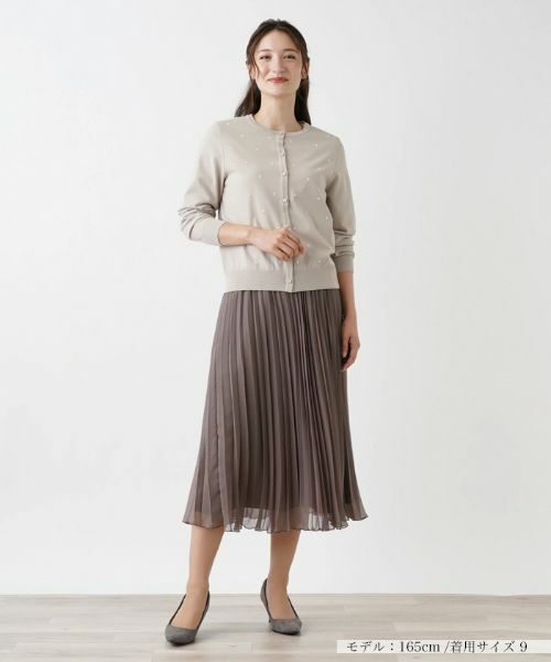 Leilian / レリアン カーディガン・ボレロ | 洗えるクルーネックカーディガン | 詳細4