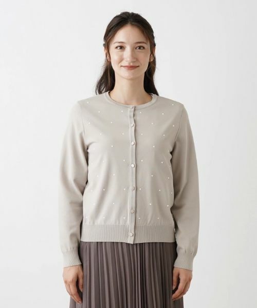 Leilian / レリアン カーディガン・ボレロ | 洗えるクルーネックカーディガン | 詳細7