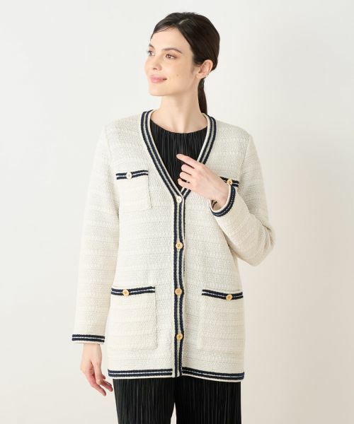 Leilian / レリアン テーラードジャケット | ニットツイードジャケット | 詳細14