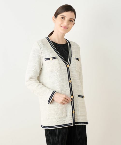 Leilian / レリアン テーラードジャケット | ニットツイードジャケット | 詳細16