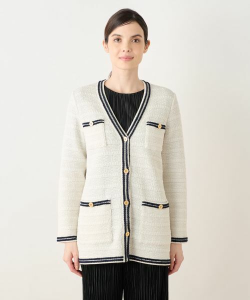 Leilian / レリアン テーラードジャケット | ニットツイードジャケット | 詳細18